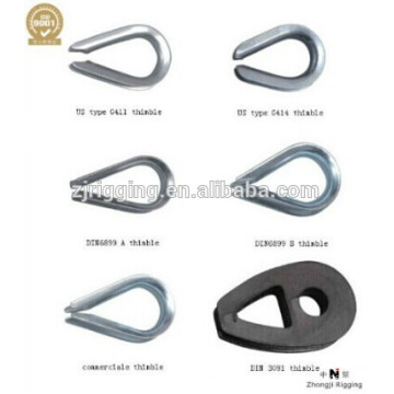 thimble are constructed of high quality wire rope accessory, wire rope thimble